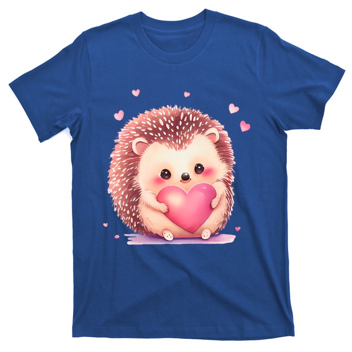 Hedgehog Valentine's Day Gift T-Shirt