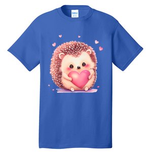 Hedgehog Valentine's Day Gift Tall T-Shirt