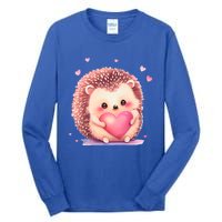 Hedgehog Valentine's Day Gift Tall Long Sleeve T-Shirt