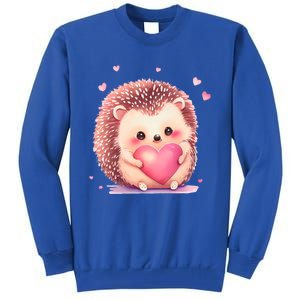 Hedgehog Valentine's Day Gift Tall Sweatshirt