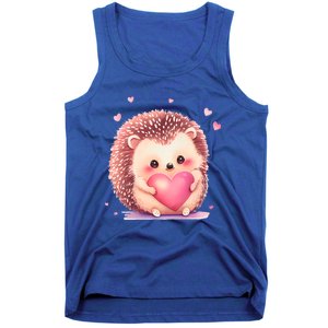 Hedgehog Valentine's Day Gift Tank Top