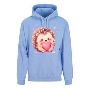 Hedgehog Valentine's Day Gift Unisex Surf Hoodie