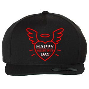 Happy Valentines Day Wool Snapback Cap