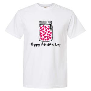 Happy Valentines Day Hearts Valentine Great Gift Garment-Dyed Heavyweight T-Shirt