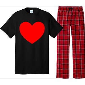 Heart Valentines Day Graphic Novelty Love Heart Pajama Set