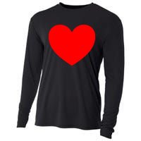 Heart Valentines Day Graphic Novelty Love Heart Cooling Performance Long Sleeve Crew