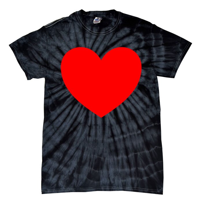 Heart Valentines Day Graphic Novelty Love Heart Tie-Dye T-Shirt