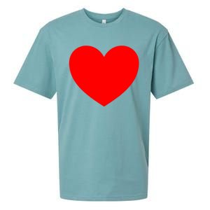 Heart Valentines Day Graphic Novelty Love Heart Sueded Cloud Jersey T-Shirt