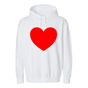 Heart Valentines Day Graphic Novelty Love Heart Garment-Dyed Fleece Hoodie