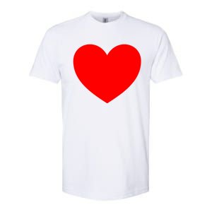 Heart Valentines Day Graphic Novelty Love Heart Softstyle CVC T-Shirt