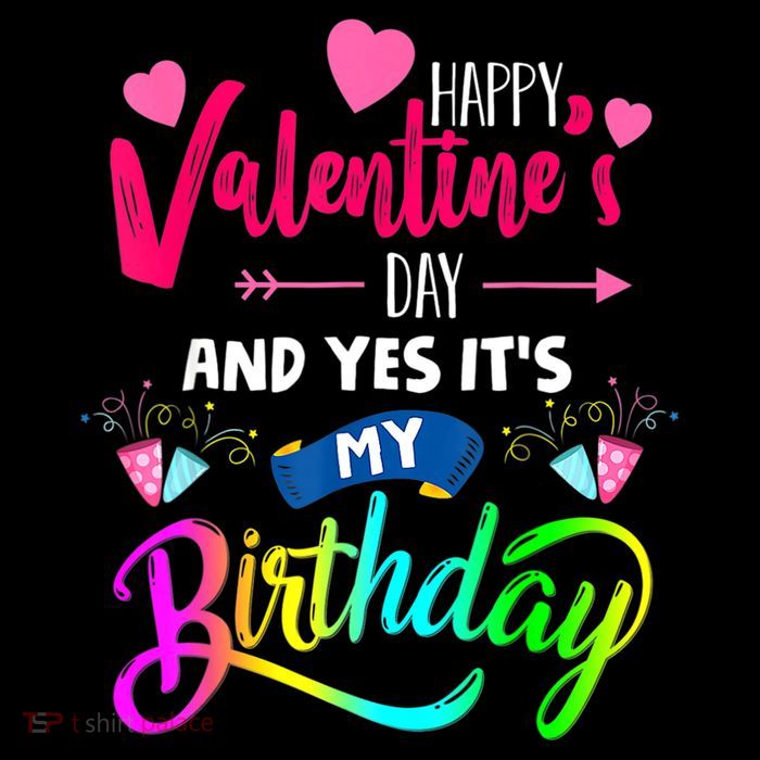 Happy ValentineS Day And Yes ItS My Birthday Funny Prese Drawstring Bag