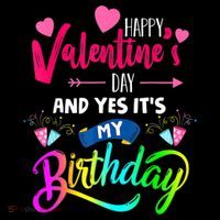 Happy ValentineS Day And Yes ItS My Birthday Funny Prese Wool Snapback Cap