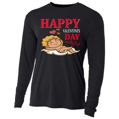 Happy Valentines Day Cooling Performance Long Sleeve Crew