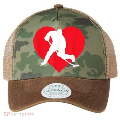 Hockey Valentine Day Funny Gift For Hockey Lover Gifts Legacy Tie Dye Trucker Hat