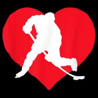 Hockey Valentine Day Funny Gift For Hockey Lover Gifts Impact Tech Backpack