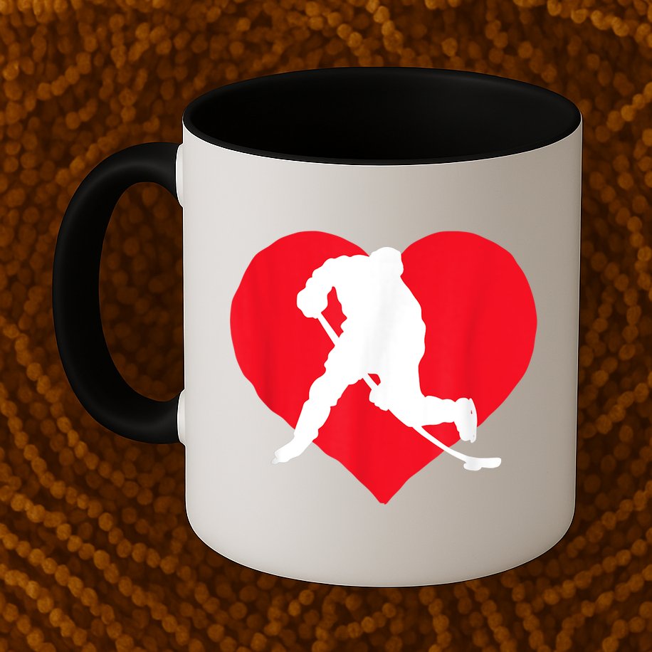 Hockey Valentine Day Funny Gift For Hockey Lover Gifts Mug