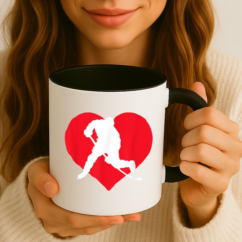 Hockey Valentine Day Funny Gift For Hockey Lover Gifts Mug