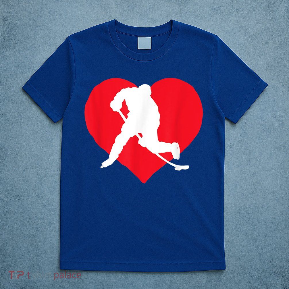 Hockey Valentine Day Funny Gift For Hockey Lover Gifts T-Shirt