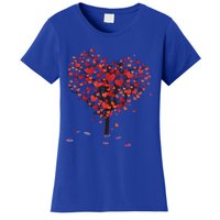 Happy Valentine's Day Love Heart Grows On A Tree Graphic Tee Gift Women's T-Shirt