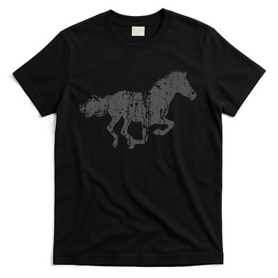 Horse Vintage Design Horse Print T-Shirt