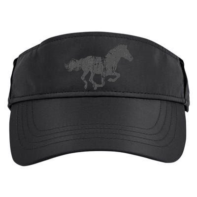 Horse Vintage Design Horse Print Adult Drive Performance Visor