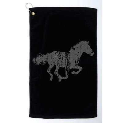 Horse Vintage Design Horse Print Golf Towel