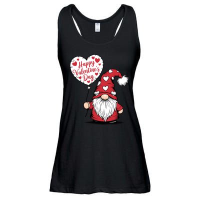 Happy ValentineS Day Cute Gnome Ladies Essential Flowy Tank