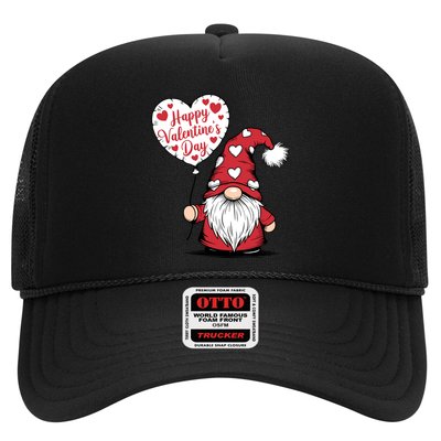 Happy ValentineS Day Cute Gnome Trucker Hat