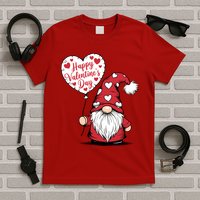 Happy ValentineS Day Cute Gnome T-Shirt