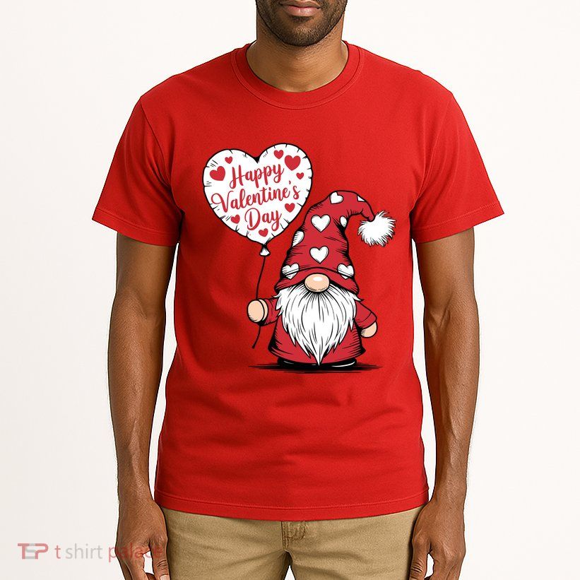 Happy ValentineS Day Cute Gnome Tall T-Shirt