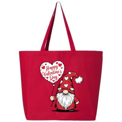 Happy ValentineS Day Cute Gnome 25L Jumbo Tote