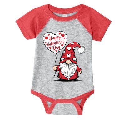 Happy ValentineS Day Cute Gnome Infant Baby Jersey Bodysuit