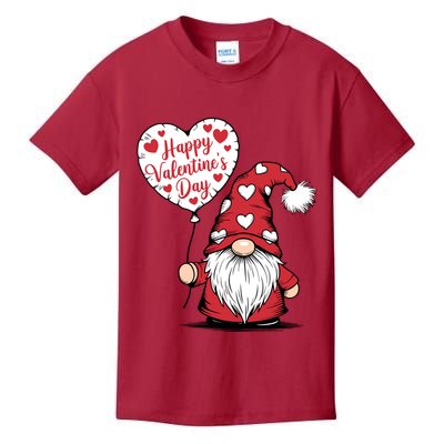 Happy ValentineS Day Cute Gnome Kids T-Shirt