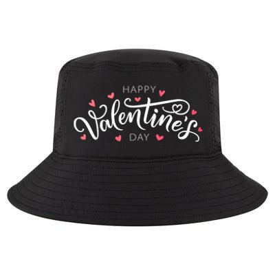 Happy Valentines Day Logo Cool Comfort Performance Bucket Hat