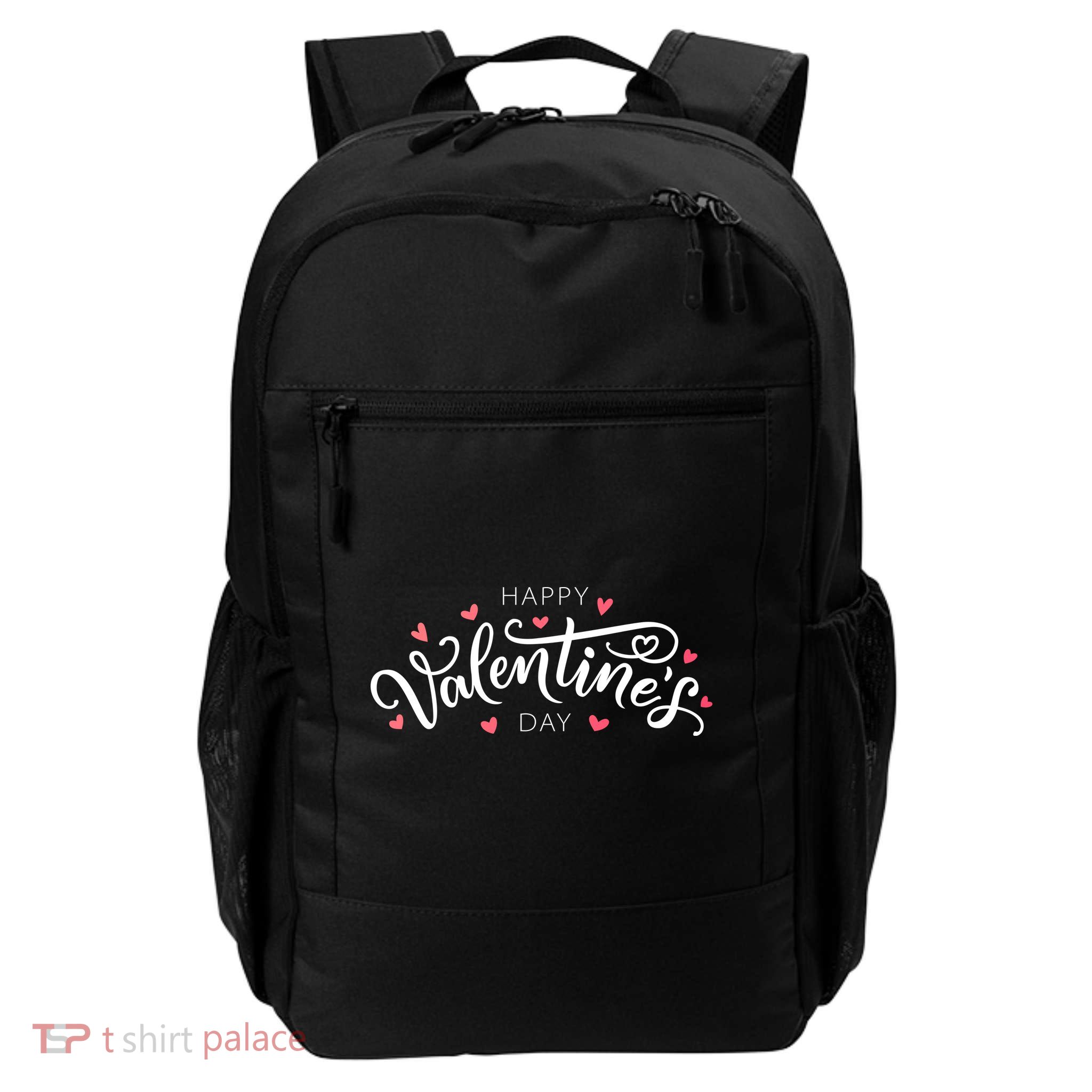 Happy Valentines Day Logo Daily Commute Backpack