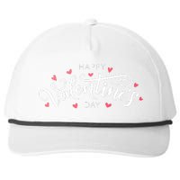 Happy Valentines Day Logo Snapback Five-Panel Rope Hat