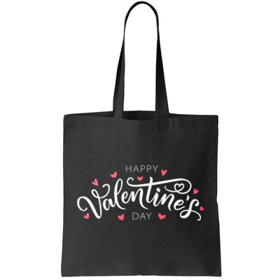 Happy Valentines Day Logo Tote Bag