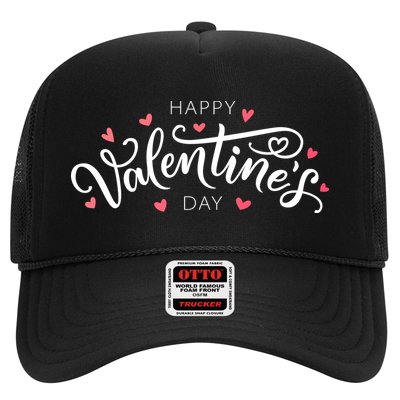 Happy Valentines Day Logo Trucker Hat