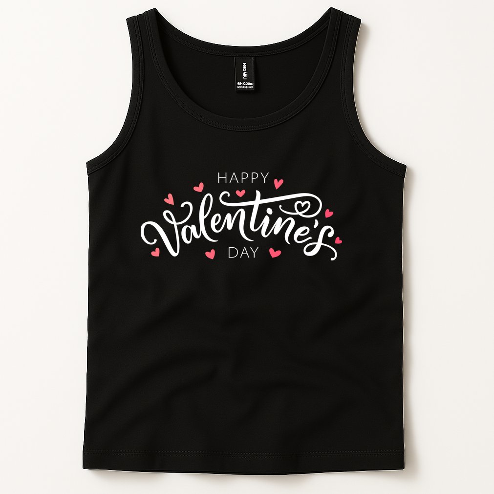 Happy Valentines Day Logo Tank Top