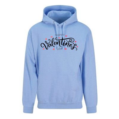 Happy Valentines Day Logo Unisex Surf Hoodie