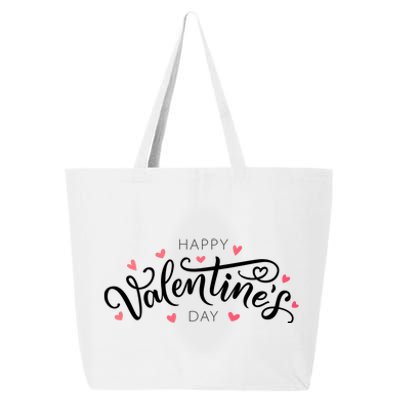 Happy Valentines Day Logo 25L Jumbo Tote