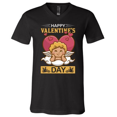 Happy Valentine's Day V-Neck T-Shirt