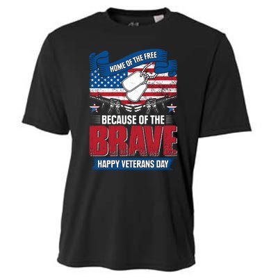 Happy Veterans Day T Cooling Performance Crew T-Shirt