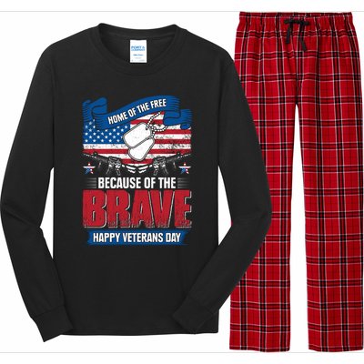 Happy Veterans Day T Long Sleeve Pajama Set