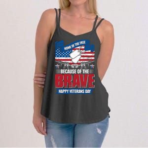 Happy Veterans Day T Women's Strappy Tank