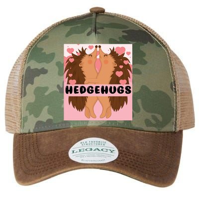 Hedgehugs Valentines Day Cute Hedgehog Vgiftday Pajama Couple Cute Gift Legacy Tie Dye Trucker Hat