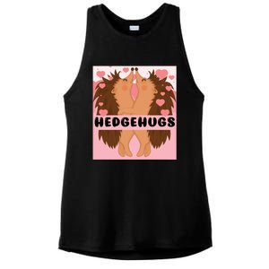 Hedgehugs Valentines Day Cute Hedgehog Vgiftday Pajama Couple Cute Gift Ladies PosiCharge Tri-Blend Wicking Tank