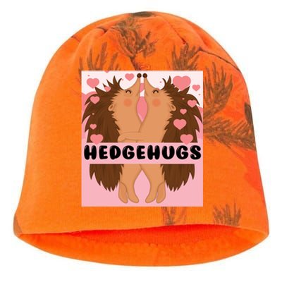 Hedgehugs Valentines Day Cute Hedgehog Vgiftday Pajama Couple Cute Gift Kati - Camo Knit Beanie