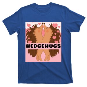 Hedgehugs Valentines Day Cute Hedgehog Vgiftday Pajama Couple Cute Gift T-Shirt