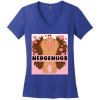 Hedgehugs Valentines Day Cute Hedgehog Vgiftday Pajama Couple Cute Gift Women's V-Neck T-Shirt